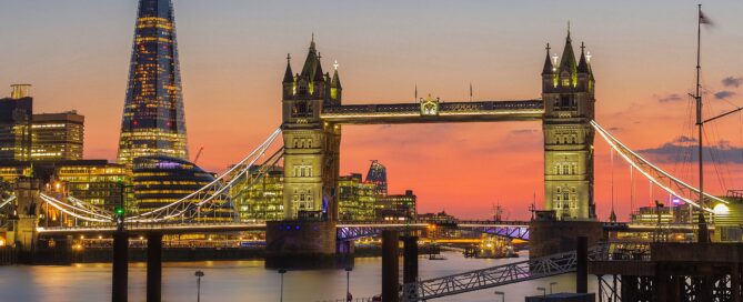 London skyline with views of London Bridge