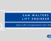 Sam Walters - lift engineer at Apex Lifts