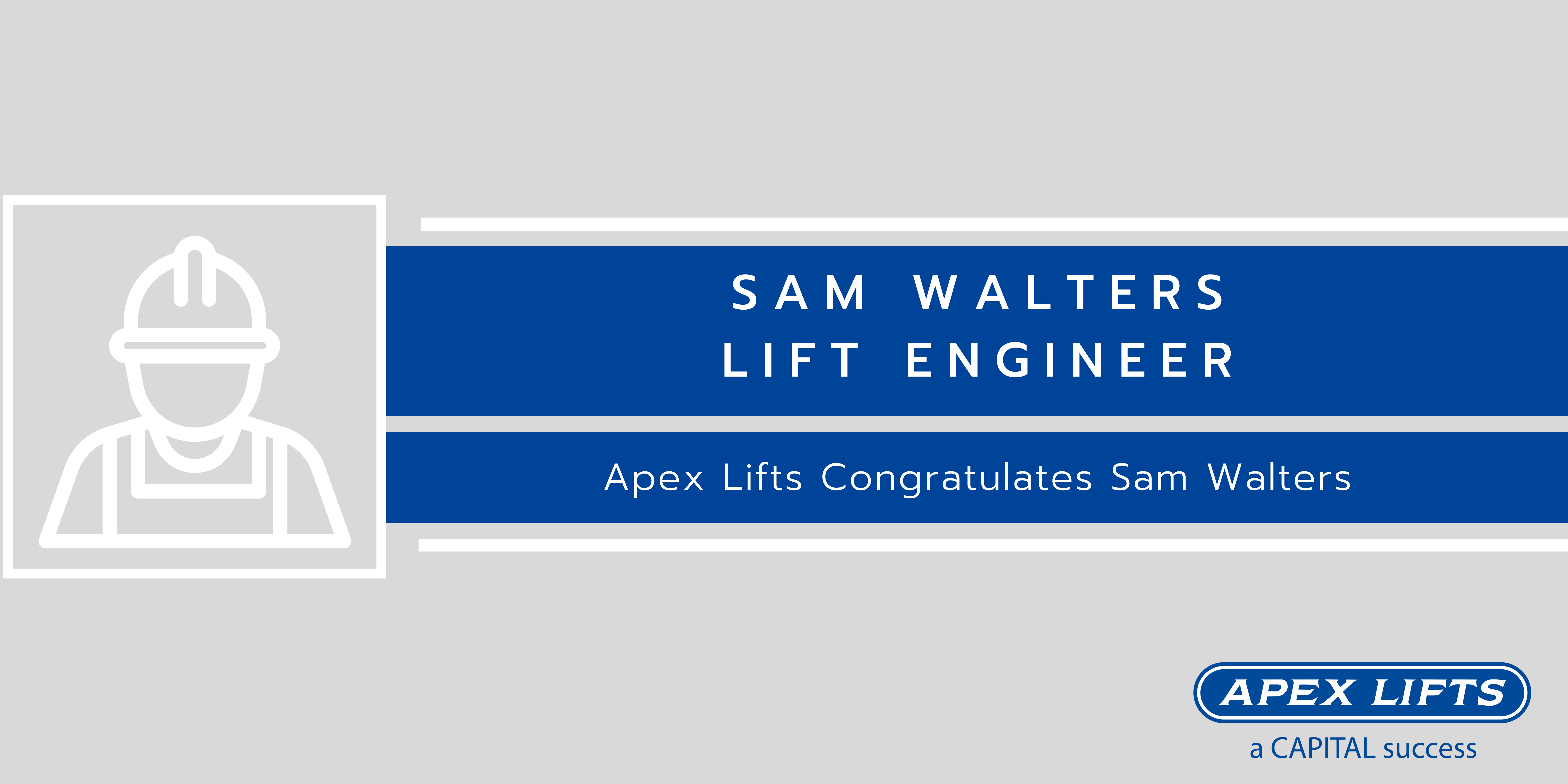 Sam Walters - lift engineer at Apex Lifts