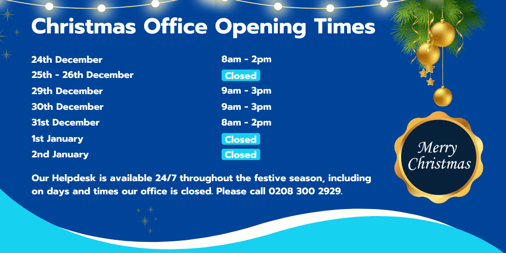 Christmas opening times Apex